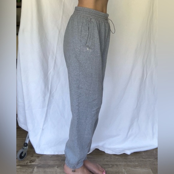 grey For Love & Lemons drawstring jogger sweatpants - Picture 4 of 11